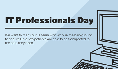 IT Professional Day Title with image of computer