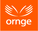 Ornge Logo against an orange background