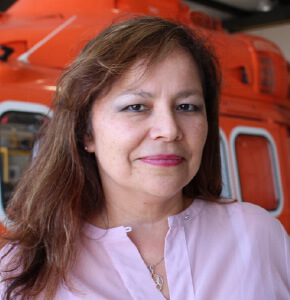 An image of Ornge Board member Annelind Wakegijig