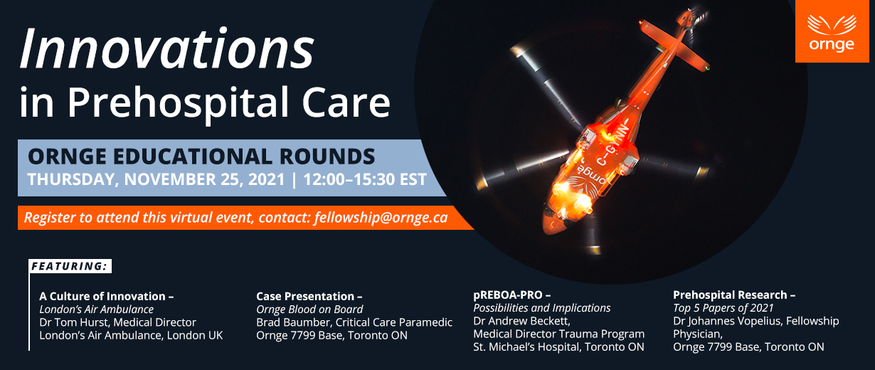 Innovations in Prehospital Care 