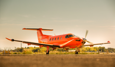  Pilatus PC-12 à l'aéroport de Thunder Bay