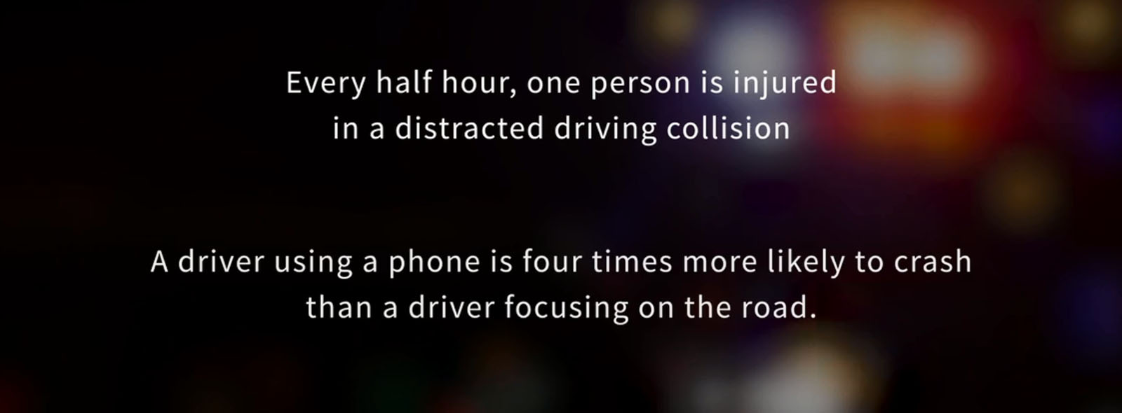 Distracted driving statistics via Ministry of Transportation
