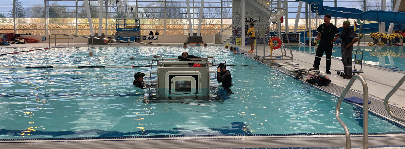 underwater escape training