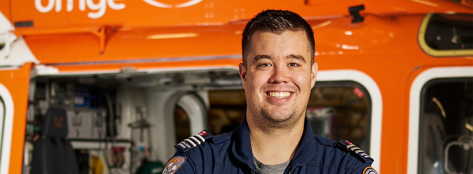 A photo of Critical Care Paramedic Brandan Willis