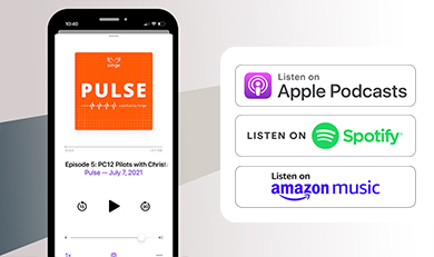 iphone with image of Pulse Podcast E5