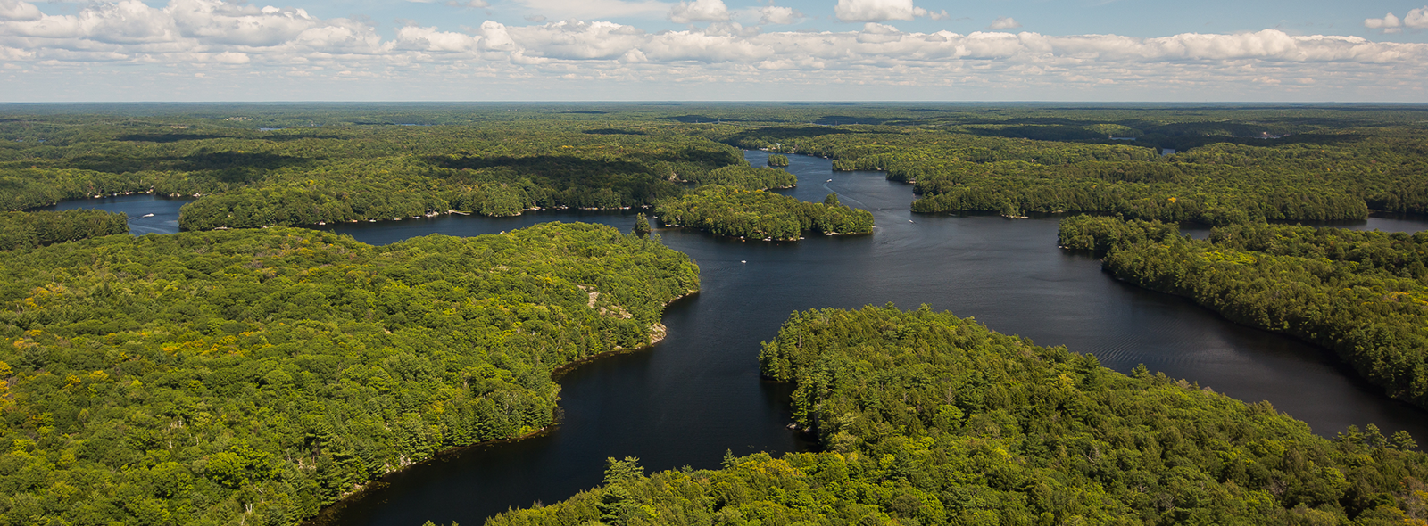  Paysage du nord de l'Ontario avec lacs et forêts