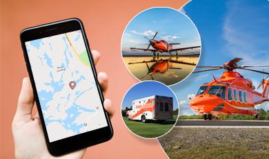 Cellphone and Ornge fleet